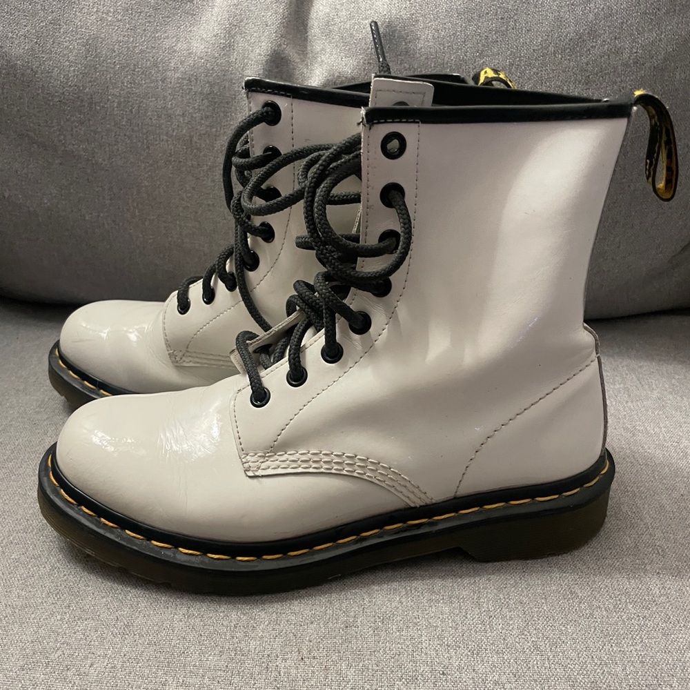 White Dr. martens